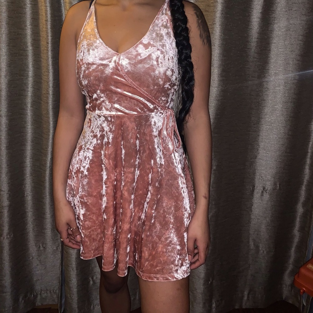 Pink Velvet dress